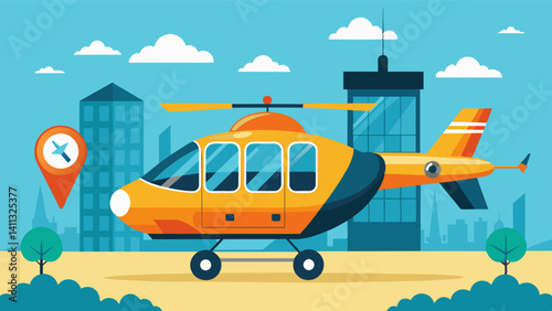 The convenience of air taxis is unmatched as commuters simply call for one with a swipe of their handheld devices and within seconds an air taxi arrives to whisk them away to their. Vector