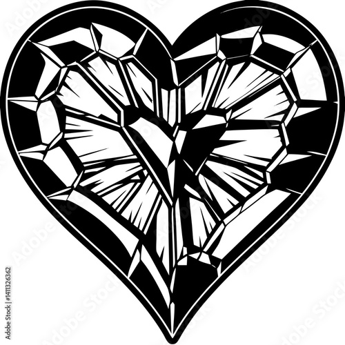 A broken heart