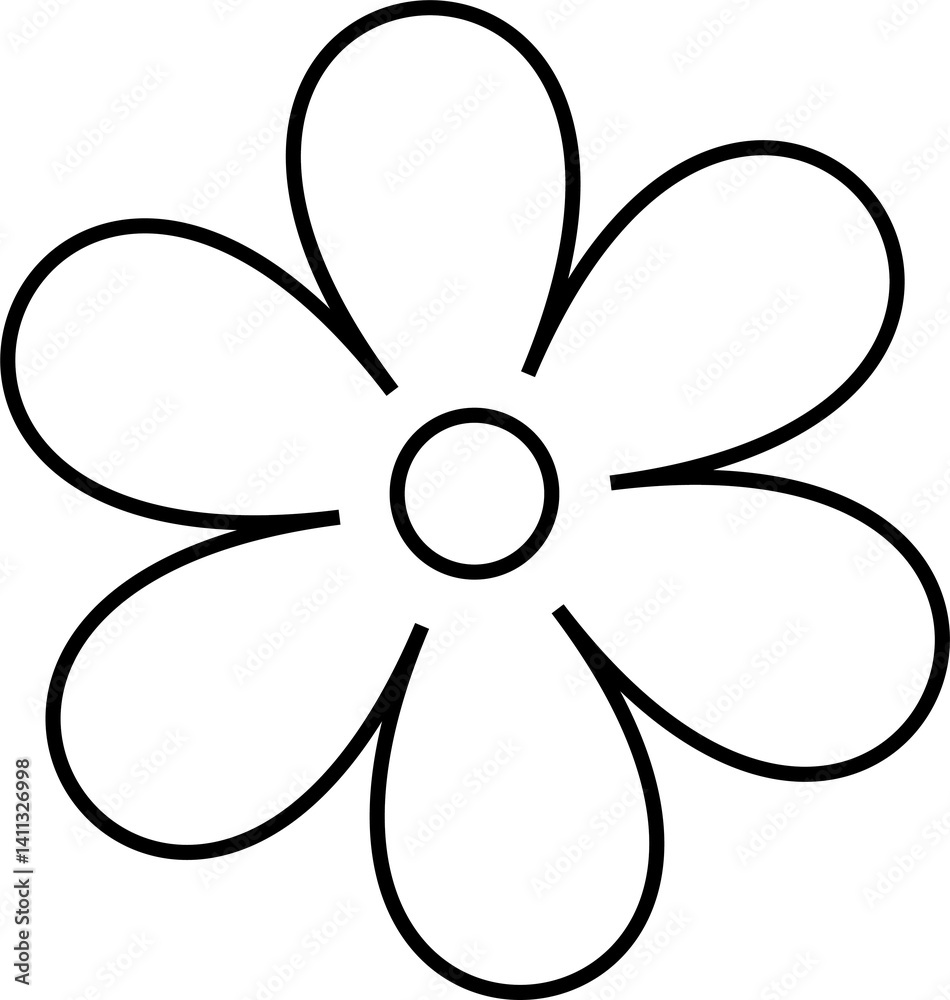 Simple flower design Simple flower design