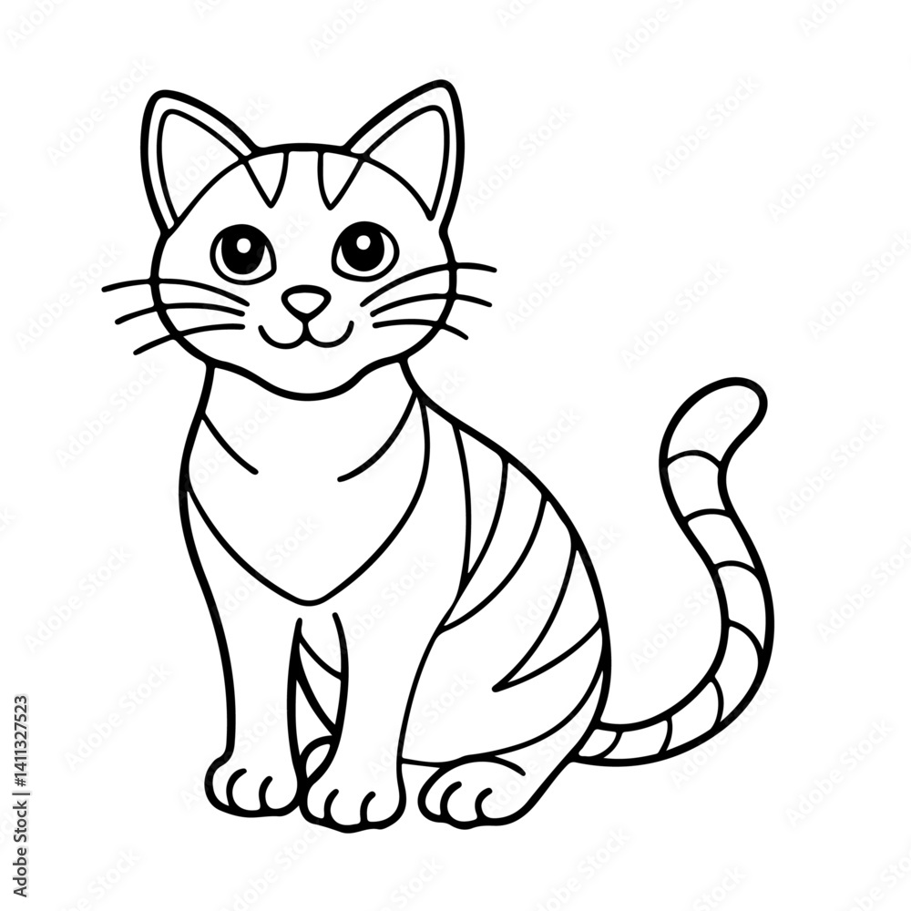 Obraz premium Cute hand drawn coloring pages, Black And White, Maze, Vector illustration, Clip Art, Antlers, Cute kawaii, line art, vector art