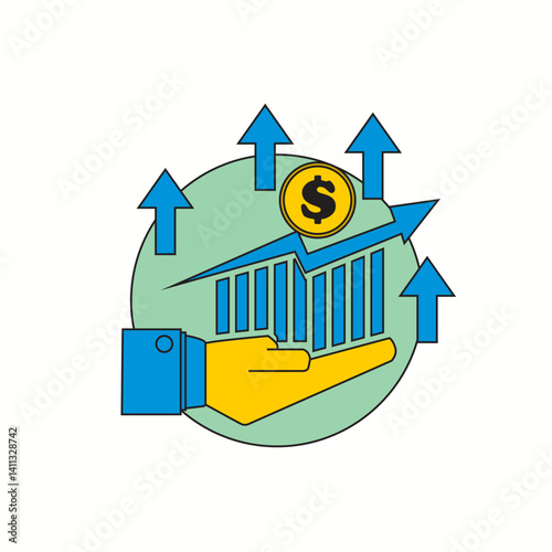 illustration of the increase in the price of the dollar