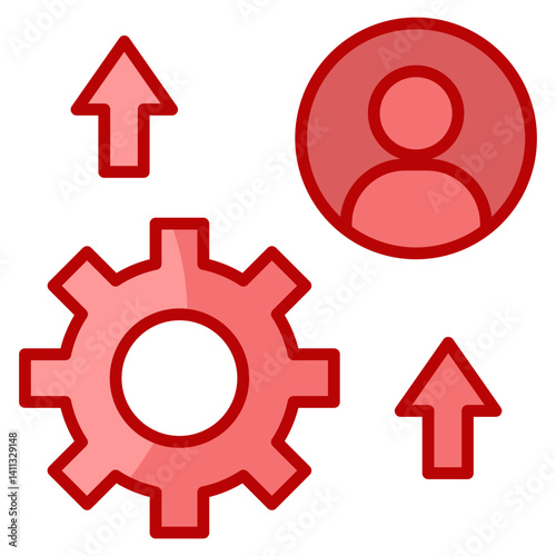 Personal Development Icon Element For Design