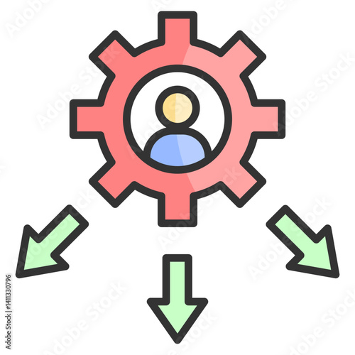 Soft Skills Icon Element For Design