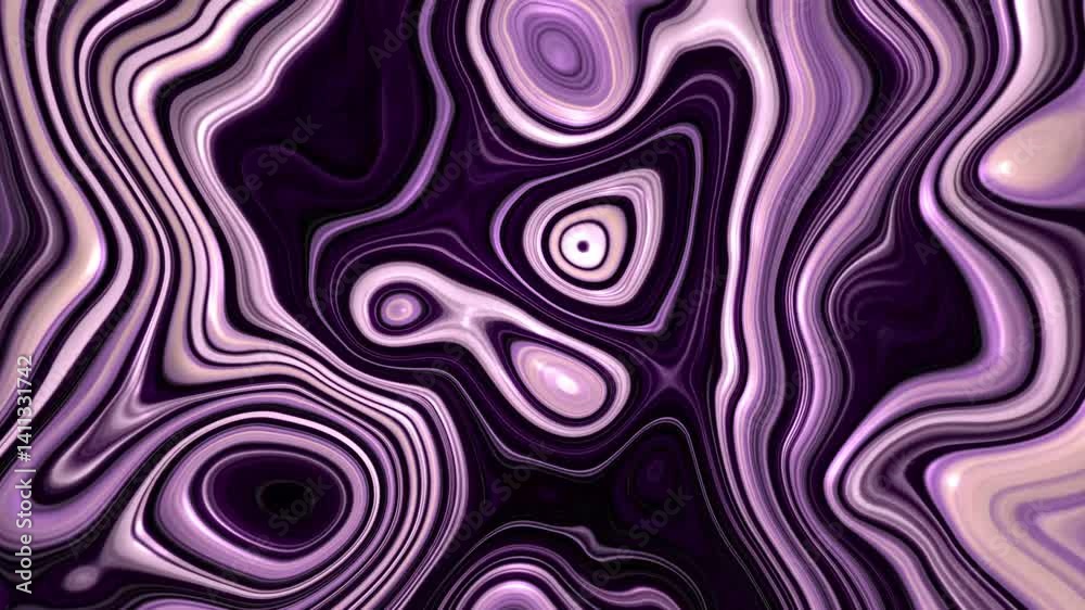 purple abstract swirls and waves background animation video