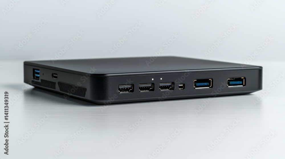 Black box with dual usb ports enhanced connectivity for power and data transfer Black box with dual usb ports enhanced connectivity for power and data transfer