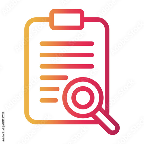 valuation Line Gradient Icon