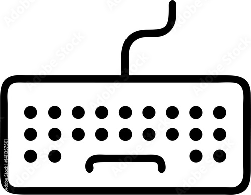 keyboard vector icon