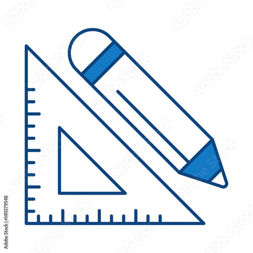 Design Blue Line Icon. Startup, Success, Growth Editable Stroke Vector Illustration