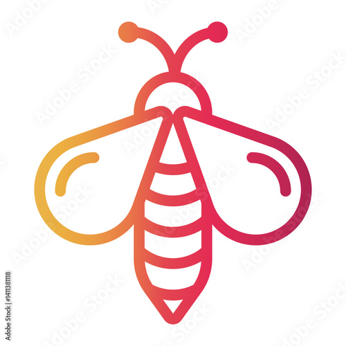bee Line Gradient Icon
