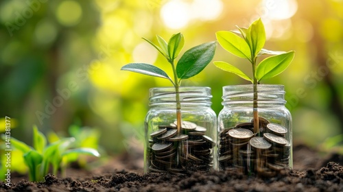Growth graph of business. Successful business, growth strategy and achieving ...