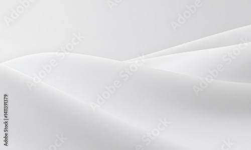 Abstract background with smooth curves and waves.