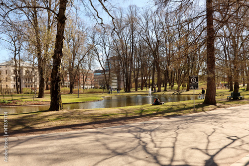 Obraz na płótnie Park w salonie