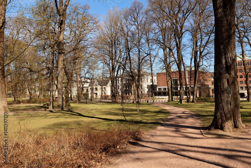 Obraz na płótnie Park w salonie
