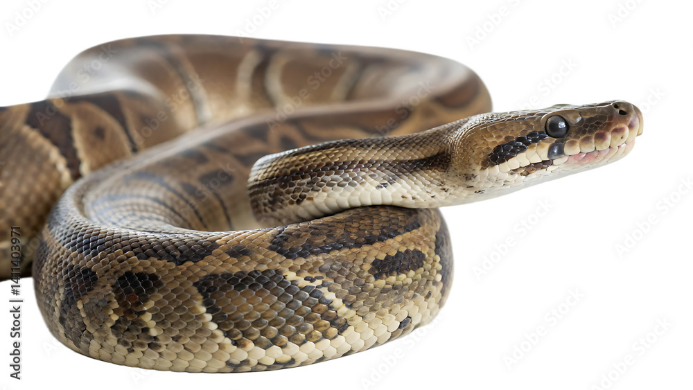 Fototapeta premium python isolated on white background, PNG