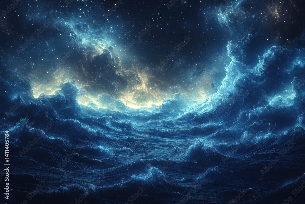 Fototapeta premium Cosmic Cloudscape