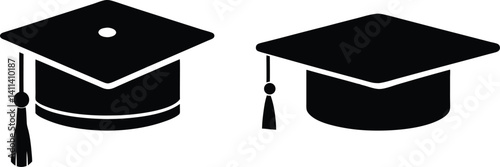 Graduation Cap Silhouette: Symbol of Academic Success