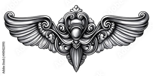 Ornate Wing Design