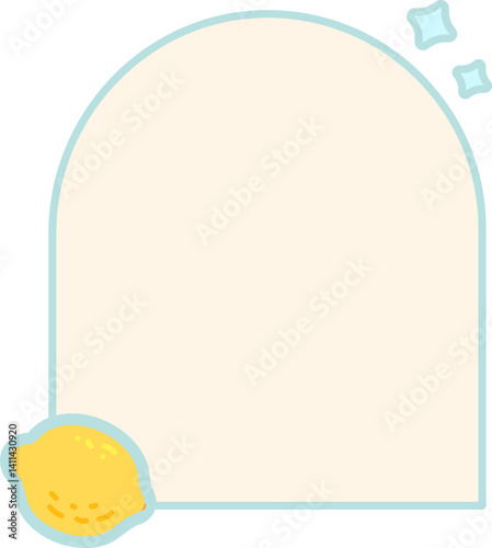 Cute fruit Text box label