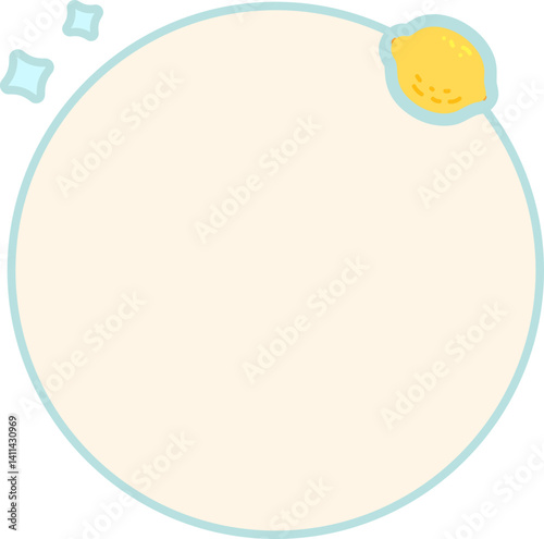 Cute fruit Text box label