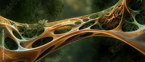 Abstract organic structure