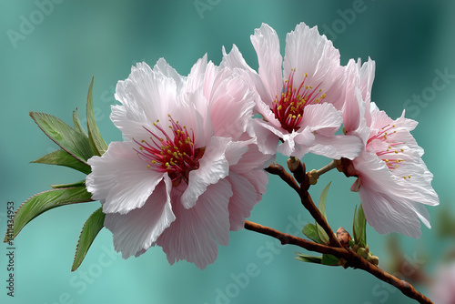 Soft light bathes delicate ...