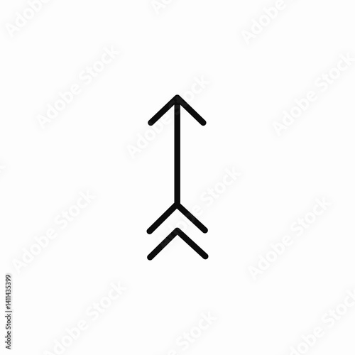 upward arrow icon sign vector