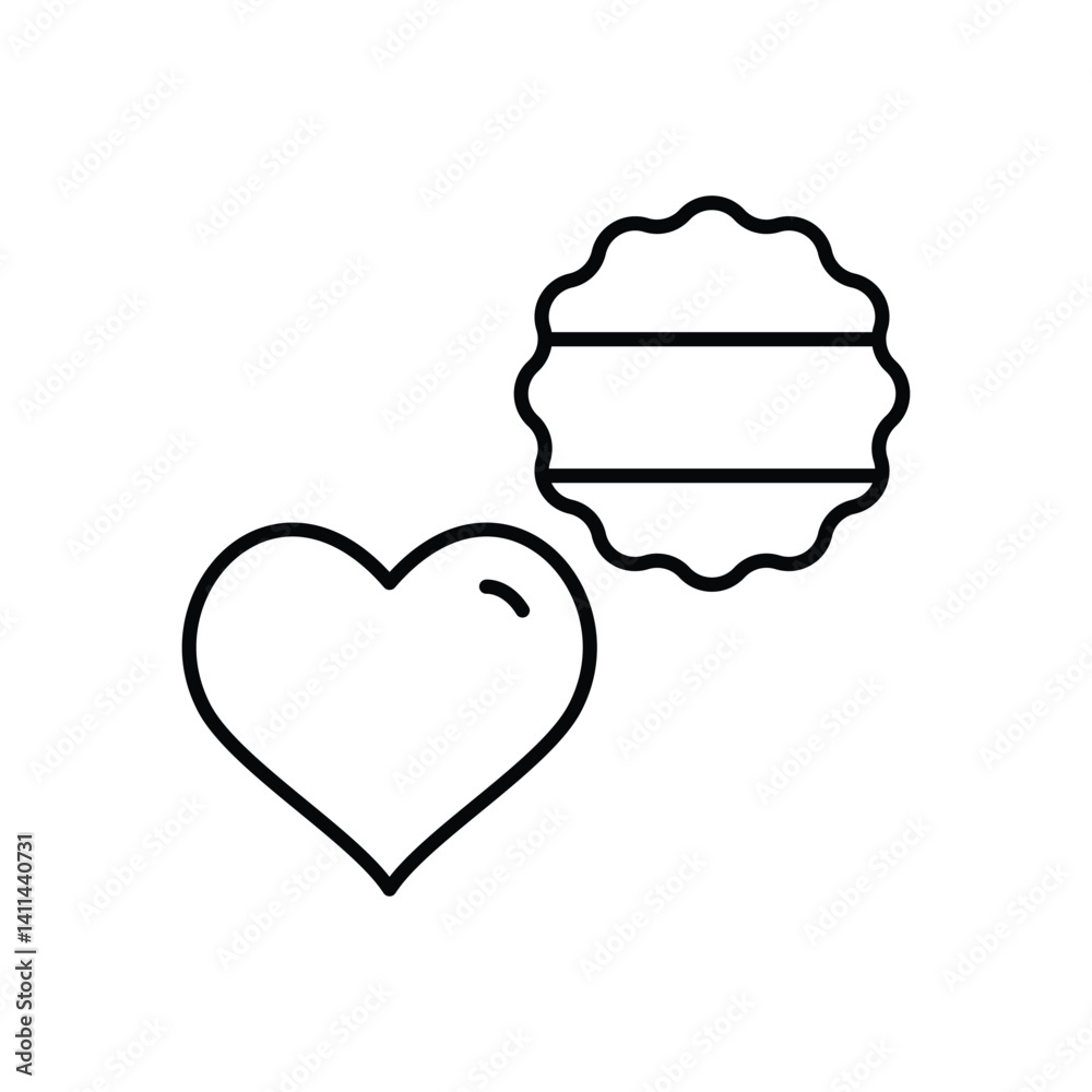 Pride vector icon stock illustration Pride vector icon stock illustration