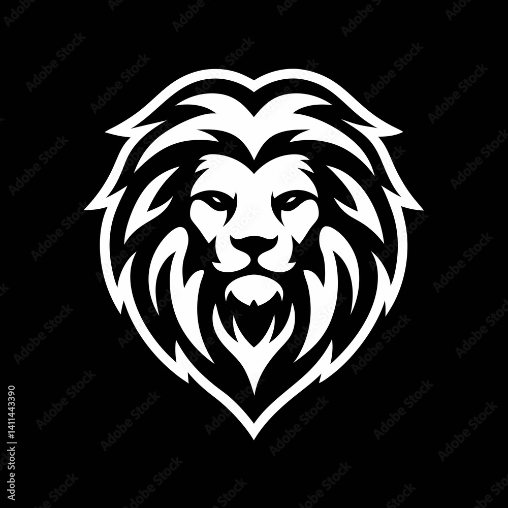 Fototapeta premium from Lion Vector Art and Illustration Set