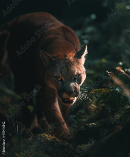 lynx on the forest