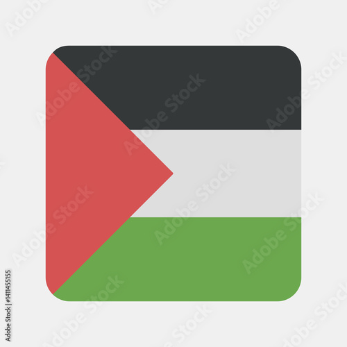 Icon square palestine flag. Palestine elements. Icons in flat style. Good for prints, posters, logo, infographics, etc. Free Download Icon square palestine flag. Palestine elements. Icons in flat style. Good for prints, posters, logo, infographics, etc. - GFXLoad