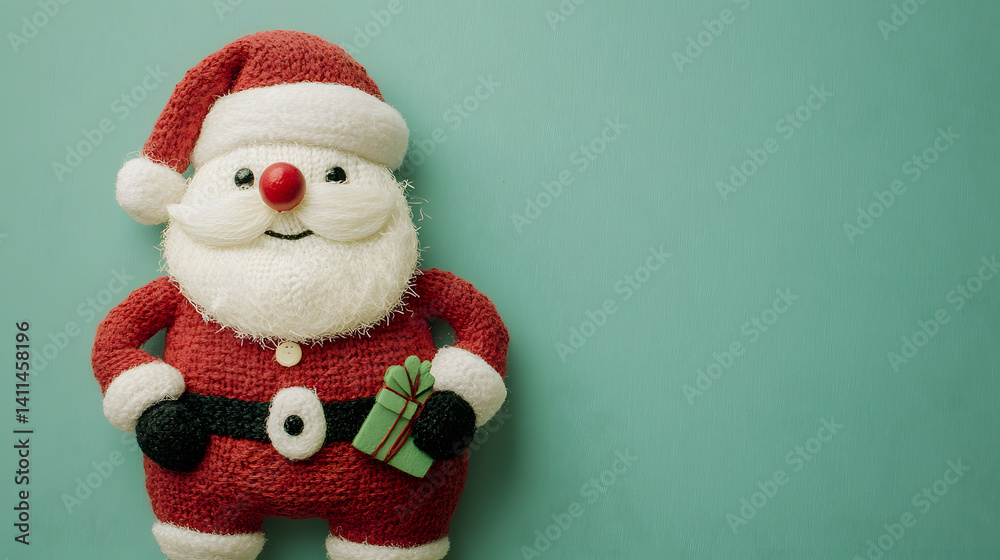 Fototapeta premium Minimalist Christmas，christmas, decoration, christmas tree,holiday, xmas,winter, decorations, celebration, presents,gift, Santa Claus，ornaments，new year，december，seasonal，gift