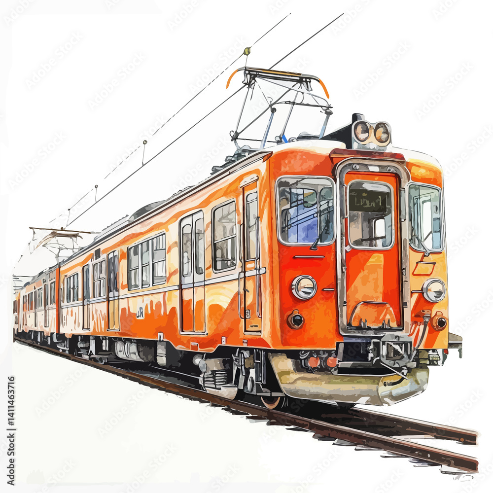 Obraz premium train in the station