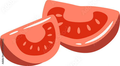 Tomato Slices Illustration