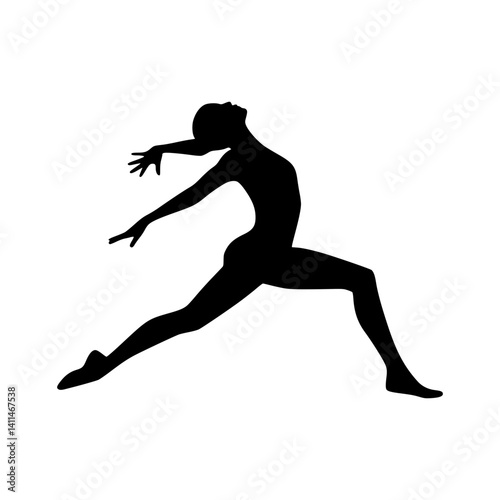 Silhouette Dancer - Dynamic Pose