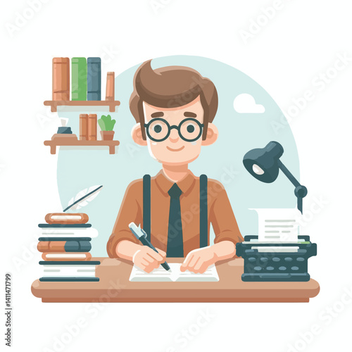 writer, business, paper, text, write, work, office, desk, pen, computer, job, hand, person, creative, online, laptop, journalist, author, internet, education, content, book, vector, technology, letter