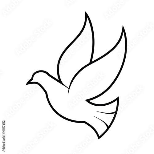 Obraz na płótnie dove of peace symbol w salonie
