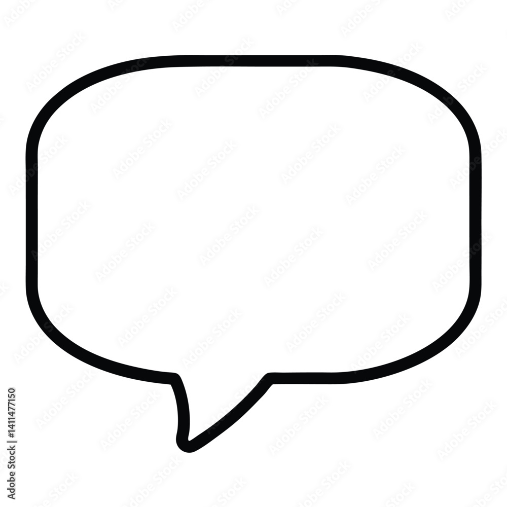chat icon on white background