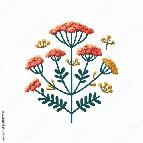 plant, yarrow, background, blossom, flower, nature, herb, medicine, garden, white, bloom, natural, leaf, green, floral, achillea millefolium, beautiful, achillea, herbal, petal, milfoil, blooming, flo