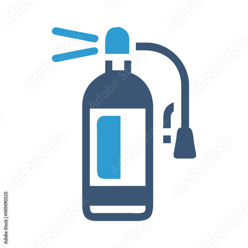 Fire Extinguisher Icon Representing Safety Equipment or Emergency Protection Tool