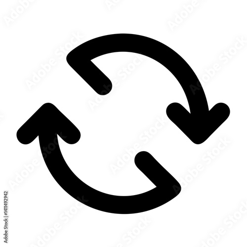 Refresh Arrows Icon Representing Sync and Reload Action