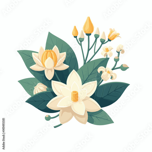 plant, blossom, nature, flora, bloom, aromatherapy, flower, natural, aroma, yellow, leaf, tropical, beauty, cananga, perfume, green, isolated, botanical, background, spa, essential, fragrance, organic