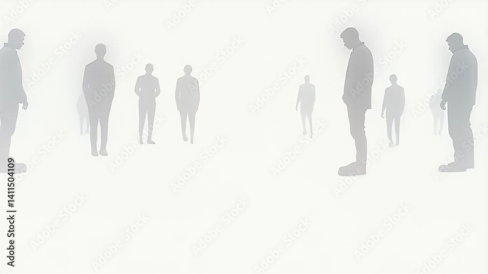 Abstract concept of burnout shown with fading silhouettes and crumbling textures. A bright central flame slowly dims out, illustrating emotional and professional exhaustion. White background.
Abstract concept of burnout shown with fading silhouettes and crumbling textures. A bright central flame slowly dims out, illustrating emotional and professional exhaustion. White background.