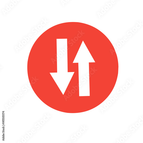 Free Download 
Red circular arrow symbol icon in a box. Dynamic design element for presentations, infographics, or business strategy concepts in marketing. - GFXLoad