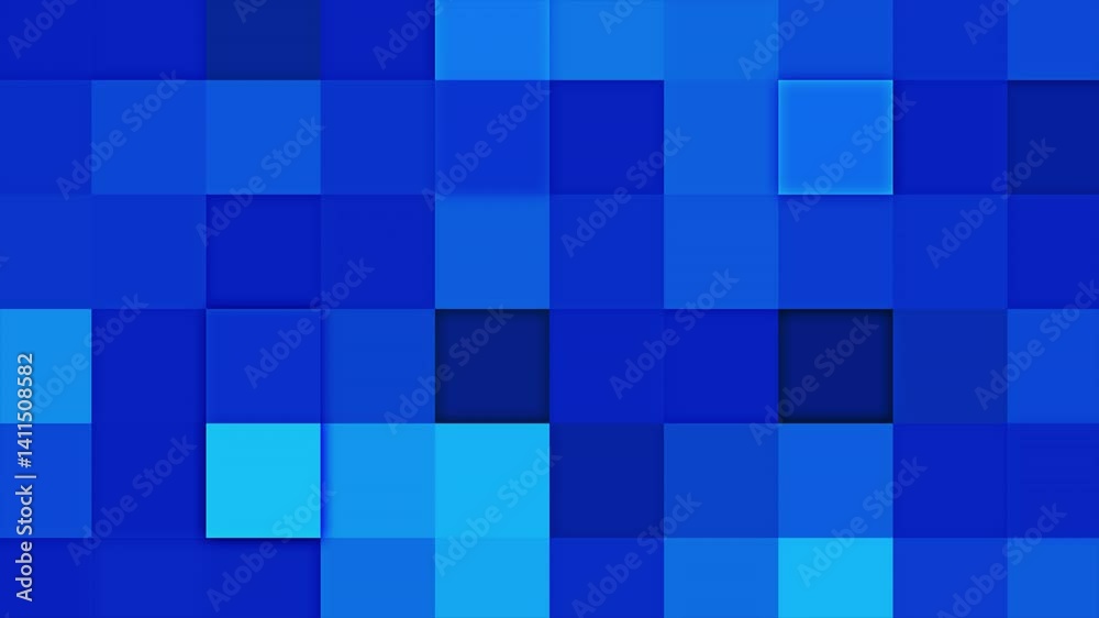 Blue Abstract Square Block Background. Blue Abstract Geometric Cube Block Background Blue Abstract Square Block Background. Blue Abstract Geometric Cube Block Background