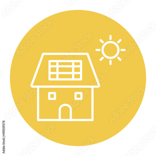 Solar House Icon