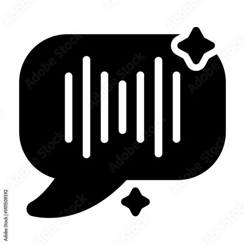 voice recognition Solid icon