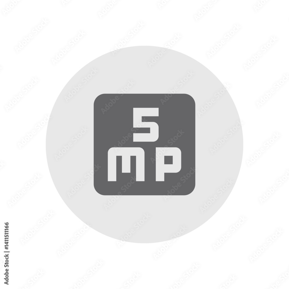 5 Megapixel Icon 5 Megapixel Icon