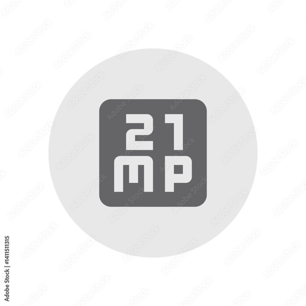 21 Megapixel Icon 21 Megapixel Icon