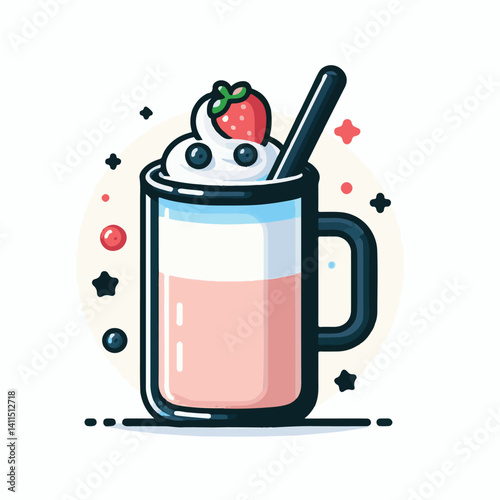 yogurt, fruit, smoothie, fresh, diet, healthy, food, dessert, summer, breakfast, sweet, milk, delicious, milkshake, glass, organic, drink, shake, strawberry, background, cocktail, beverage, berry, dai