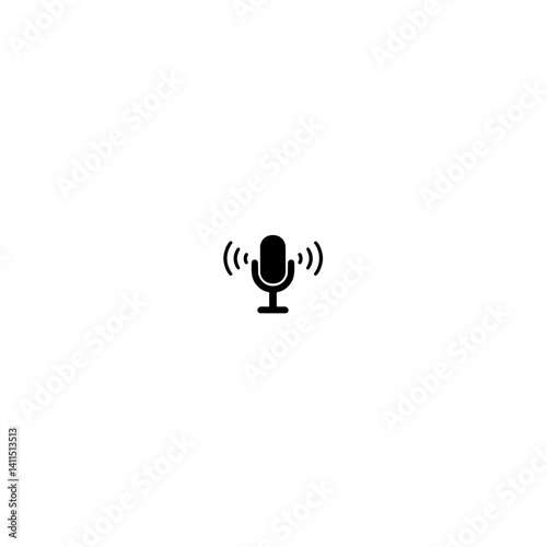 Speech Recognition icon illustrating AI concept design, technology innovation